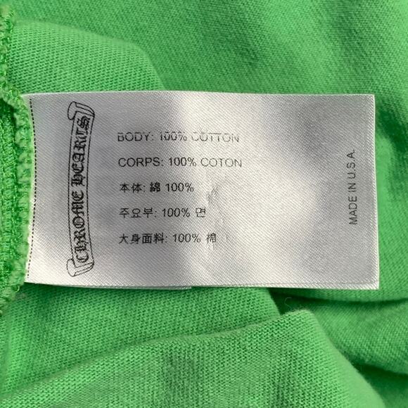 CHROME HEARTS Size S Sex Records Green Graphic Cotton Long Sleeve T-shirt - Picture 12 of 12